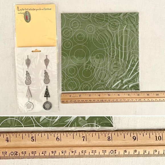 Creating Keepsakes Christmas Scrapbook Kit New Red Green White Gold - Picture 8 of 16